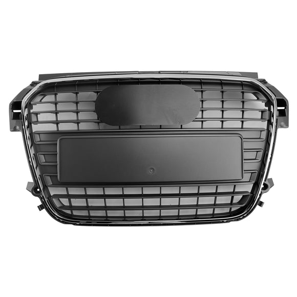 Audi A1/A1 S-Line 2010-2015 Grille de remplacement de pare-chocs avant Grille à lamelles en maille chromée