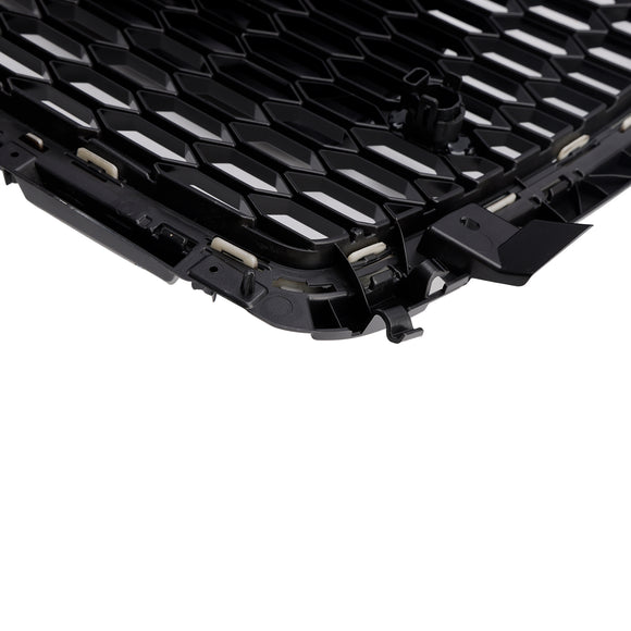 2014-2019 Audi A1 / S1 8X RS Style Grille Front Bumper Honeycomb Mesh Glossy Black Grille