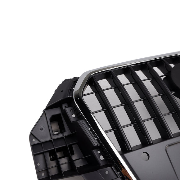 Audi Q3 2011-2015 Grille de remplacement de pare-chocs avant de calandre chromée grise