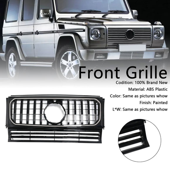 Mercedes Benz Classe G W463 Griglia anteriore cromata/nera, presa d'aria, radiatore, paraurti, 1990-2018