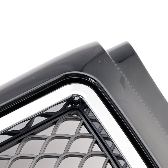 Mercedes Benz Clase G 1990-2018 W463 Parrilla delantera cromada negra para parachoques delantero con estrella