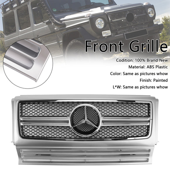 Mercedes Benz G-Class W463 1990-2018 Chrome Grille Front Bumper Grill