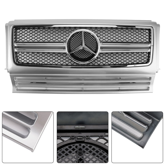 Mercedes Benz G-Class W463 1990-2018 Chrome Grille Front Bumper Grill