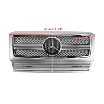 Mercedes Benz Classe G W463 Griglia cromata per paraurti anteriore 1990-2018 - 0
