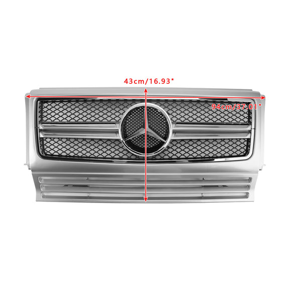 Mercedes Benz G-Class W463 1990-2018 Chrome Grille Front Bumper Grill
