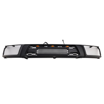 1992-1995 Toyota 4Runner Front Grill TRD PRO Style Replacement Black Upper Bumper Grille With Letter & LED