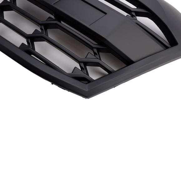 Griglia superiore paraurti anteriore nera con LED per Toyota Hilux N70 2005-2011 & Lettera