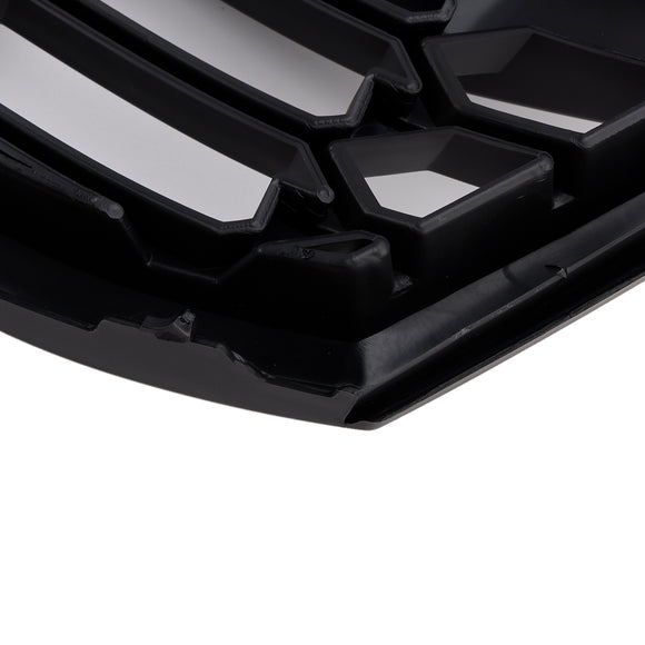 Griglia superiore paraurti anteriore nera con LED per Toyota Hilux N70 2005-2011 & Lettera