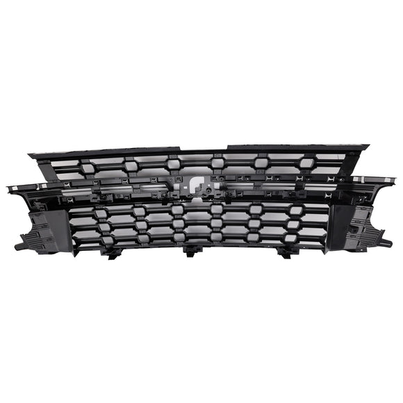 Front Grill For Chevrolet Tahoe / Suburban 2021-2024 Z71-Look Black Air Intake Radiator Bumper Grille