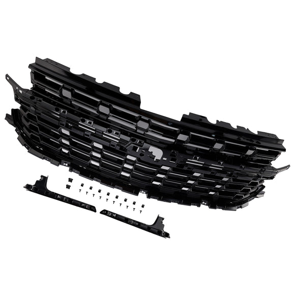 Front Grill For Chevrolet Tahoe / Suburban 2021-2024 Z71-Look Black Air Intake Radiator Bumper Grille