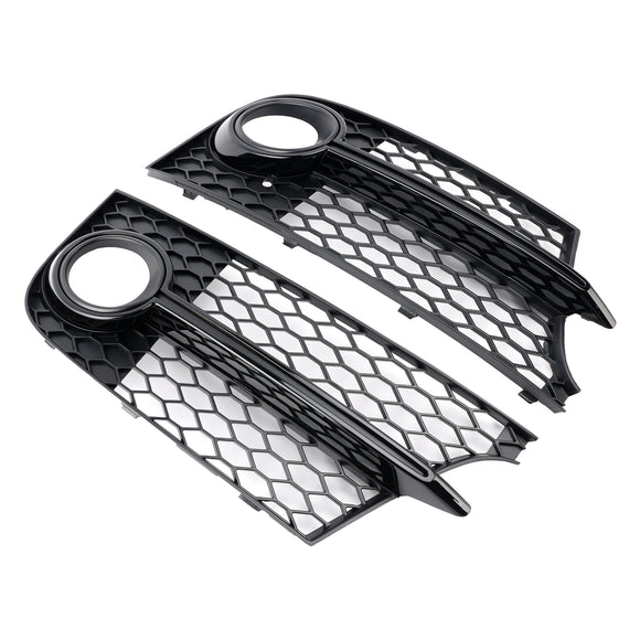 2011-2014 Audi TT MK2 S-Line/TTS nid d'abeille pare-chocs avant antibrouillard calandre inférieure noire couvercle de calandre