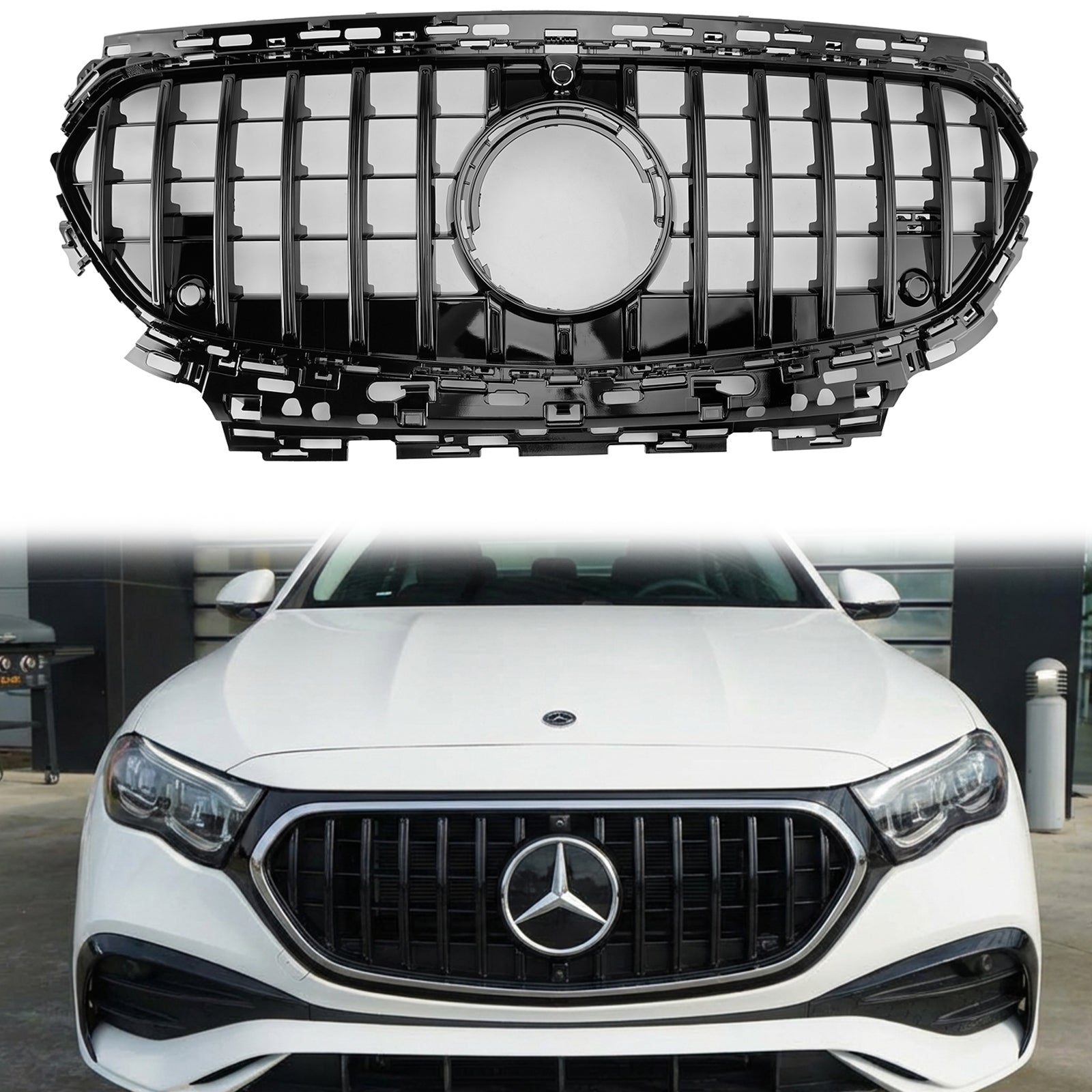 2023.5-2025 Mercedes-Benz E-Class W214 S214 X214 GT Style Grille
