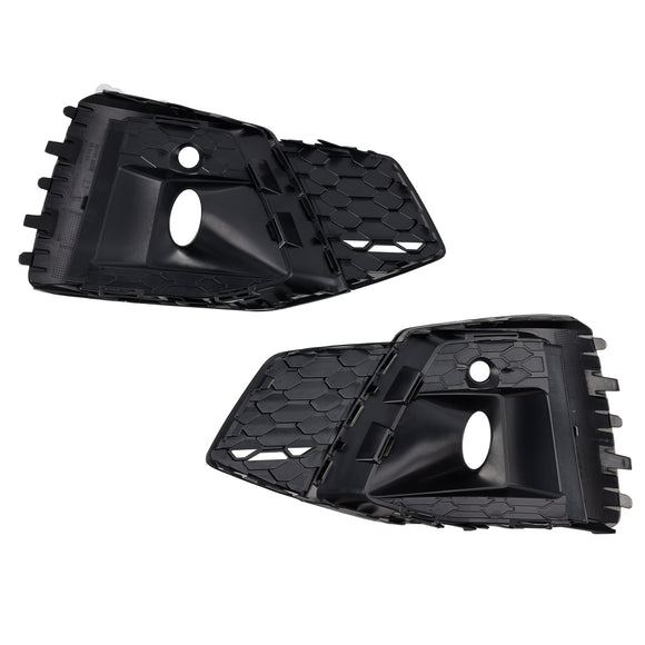 2020-2023 Audi A5 SLine / S5 Honeycomb Fog Light Grille 2PCS Front Bumper Lower Cover Black Grille 8W6807682T3Q7