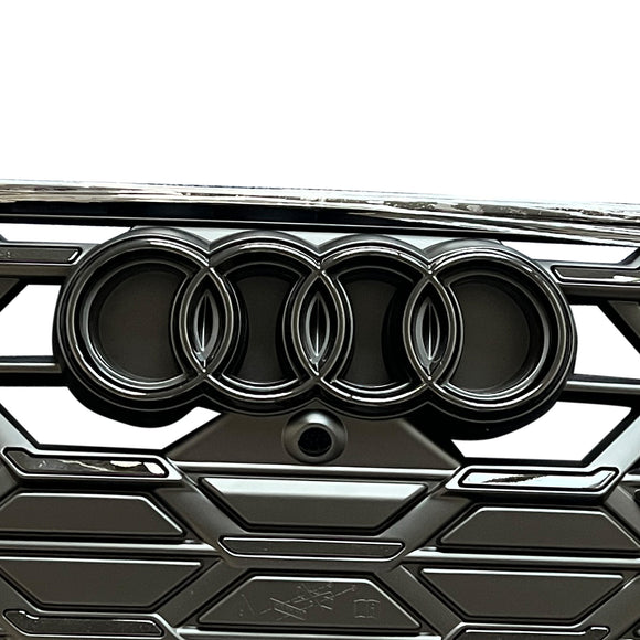 Audi A7 S7 C8 2019-2024 Rejilla estilo S7 Parachoques delantero Rejilla negra con ACC