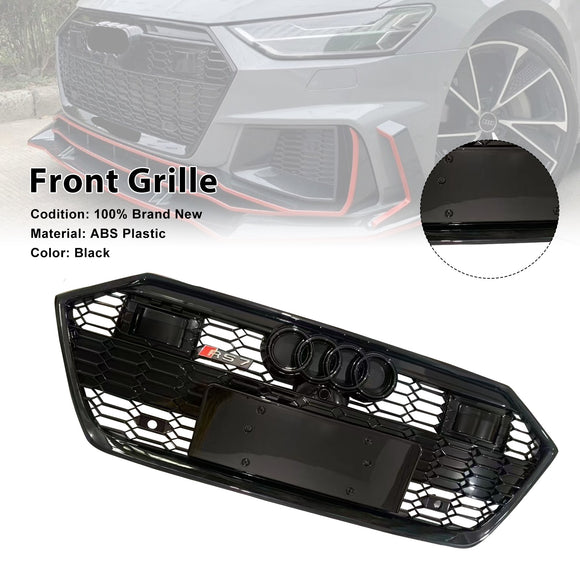 Griglia nera per paraurti anteriore Audi A7 S7 C8 2019-2024 con ACC