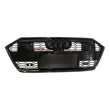 Griglia nera per paraurti anteriore Audi A7 S7 C8 2019-2024 con ACC