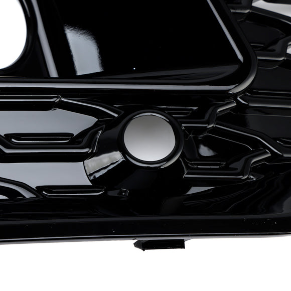 2021-2025 Audi Q5 Sline/ SQ5 Rejilla de luz antiniebla tipo panal parachoques delantero parrilla inferior cubierta negra