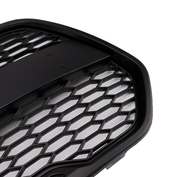 Ford Transit 150 250 350 350H 2015–2019 Front-Raptor-Grill, schwarzer Frontstoßstangen-Wabengrill mit LED