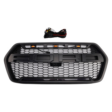 Griglia del paraurti anteriore della griglia di stile del rapace 2019-2025 di Ford Transit 150 250 350 350H con la luce del LED
