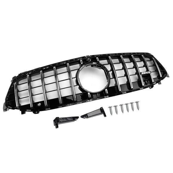 Mercedes Benz Classe CLA 2024-2025 W118 Griglia paraurti anteriore stile C118 GTR, griglia cromata