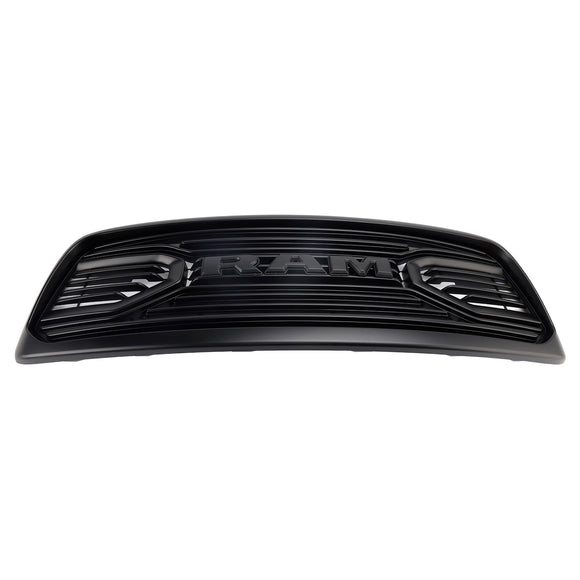 Dodge RAM 1500/2500/3500 2002-2005 Big Horn Style Griglia Paraurti anteriore Griglia di ricambio nera CON/LED