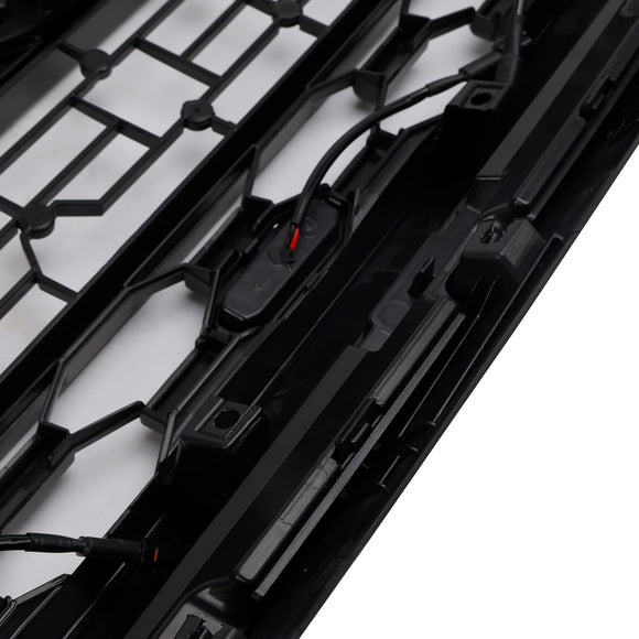 Grille de pare-chocs avant de style TRD PRO pour Toyota Sequoia 2019-2021, calandre de remplacement noire avec lettre & DIRIGÉ