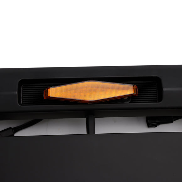 1998-2000 Ford Ranger Raptor Style Grill Grille de remplacement de pare-chocs avant noire avec lumière LED