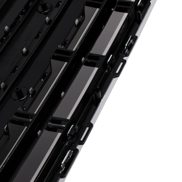 Grille de calandre hexagonale en maille de pare-chocs avant de Style S4 pour Audi A4/S4 B9 2017-2018 chromée