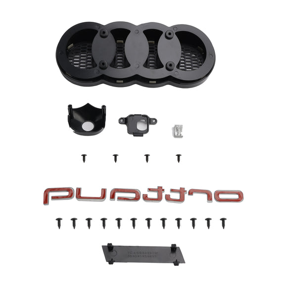 2015-2018 Audi A6 /A6 Sline /S6 C7 RS6 Style Grill pare-chocs avant maille nid d'abeille calandre noire