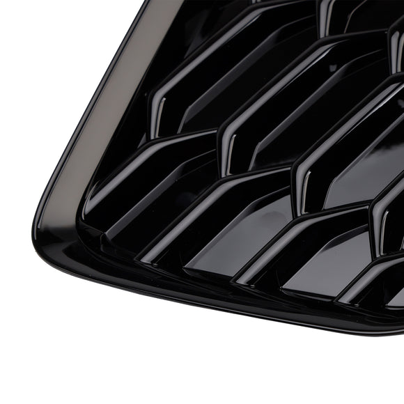 Audi A3 S-line/S3 8Y 2021-2023 Parrilla delantera inferior Luz antiniebla Parrilla Cubierta negra brillante 8YG807671A 8YG807672A