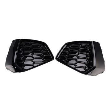 Audi A3 S-line / S3 8Y 2021-2023 Front Lower Grill Fog Light Grill Glossy Black Cover 8YG807671A 8YG807672A