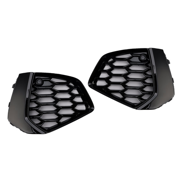 2021-2023 Audi A3 Sline/S3 8Y Parrilla inferior tipo panal parachoques delantero luz antiniebla cubierta de rejilla negra 8YG807671A 8YG807672A