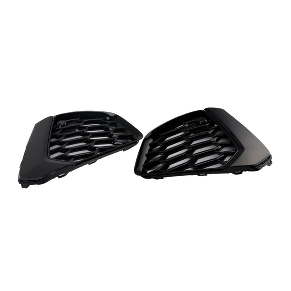 2021-2023 Audi A3 Sline/S3 8Y Parrilla inferior tipo panal parachoques delantero luz antiniebla cubierta de rejilla negra 8YG807671A 8YG807672A