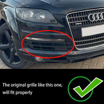 Audi Q7 2007-2009 Front Bumper Fog Light Grill Lower Cover Bezel Grille - 0