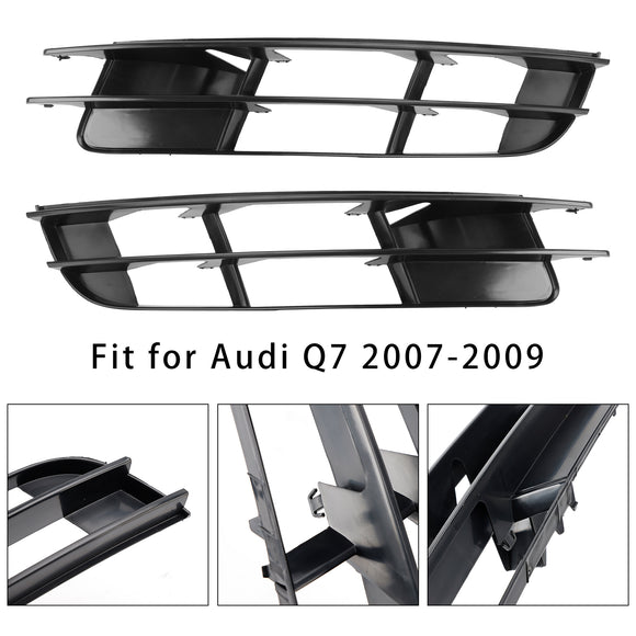 Audi Q7 2007-2009 parachoques delantero luz antiniebla parrilla cubierta inferior bisel parrilla