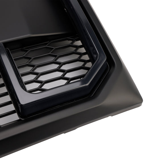 Ford F150 2009-2014 W/LED Parrilla negra mate Parachoques delantero Parrilla