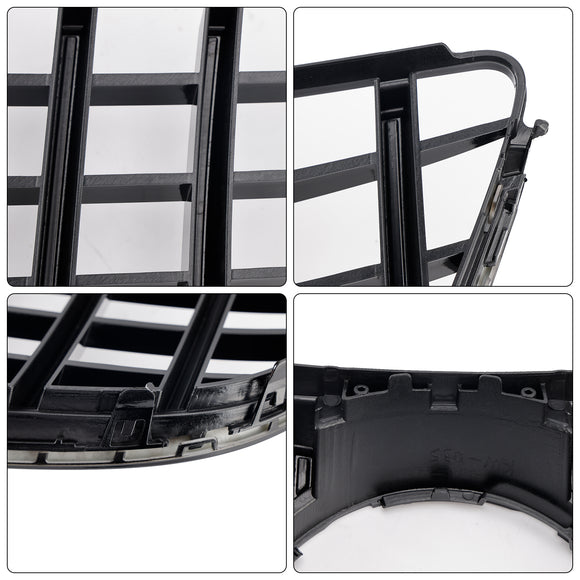 2014-2017 Mercedes Benz E-Class W207 C207 Coupe GTR Style Grille Front Bumper Black Replacement Grille