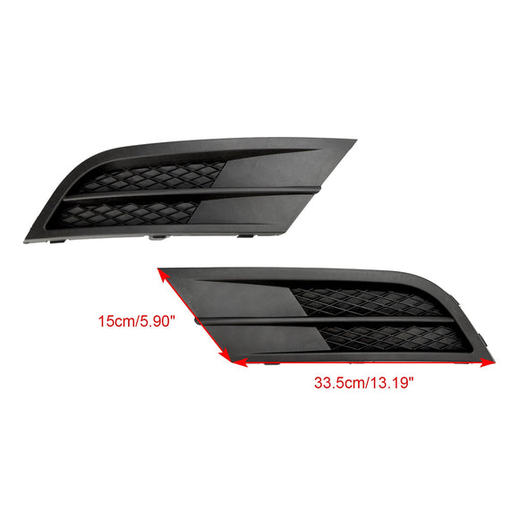 VW Jetta 2015-2018 Pair Fog Lamp Cover Grille Grill 5C6853665H9B9 5C6853666G9B9 VW1038135 Generic