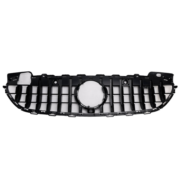 Parrilla de parachoques delantera estilo GT-R cromada compatible con Mercedes Benz W206 Clase C Amg Line 2022-2023