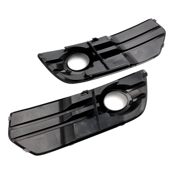 Audi 2009-2012 Q5 parachoques delantero estándar 2 piezas parachoques delantero parrilla luz antiniebla cubiertas de lámpara