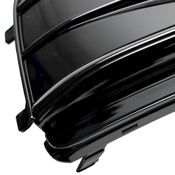 Audi SQ5 / Q5 Sline 2018-2021 Front Bumper Lower Grille Fog Light Replacement Black Grill