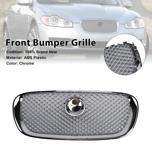 2008-2011 Jaguar XF Grille XF-R Style Front Bumper Chrome Grill
