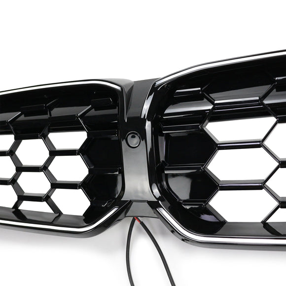 BMW 2023–2024 3er G20 G21 320i/330i/M340i/318i/320d Diamond Front-Nierengrill, glänzend schwarzer Grill