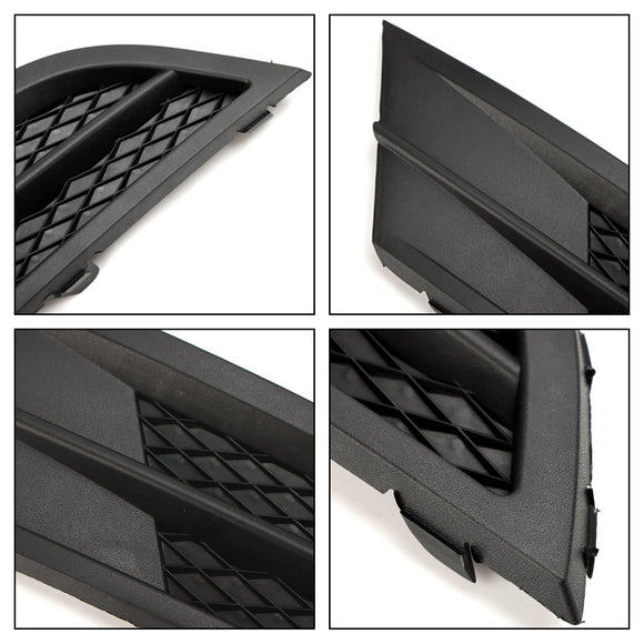 VW Jetta 2015-2018 Pair Fog Lamp Cover Grille Grill 5C6853665H9B9 5C6853666G9B9 VW1038135 Generic
