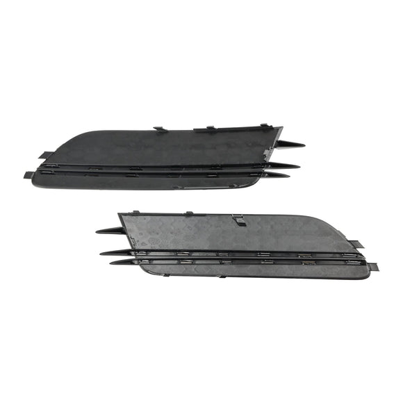 Audi 2012-2015 A6 C7 2 pezzi copertura fendinebbia anteriore lunetta griglia cromata nera