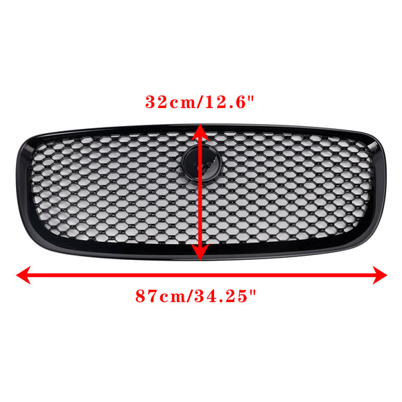 Jaguar F-PACE X761 2016 2017 2018 2019 2020 calandre avant radiateur d'admission d'air pare-chocs grille noire