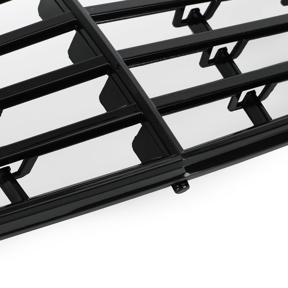 2007-2009 Mercedes Benz E-Class W211 E350 E500 E63 Front Bumper Grille Gloss Black Grill