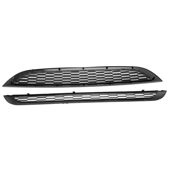 Mini Cooper R50 R52 R53 2002-2006 2 pezzi griglia anteriore a nido d'ape griglia nera sostitutiva