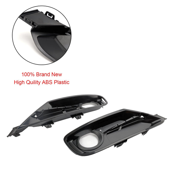2013-2015 BMW 3 Series 320i 320i xDrive 2.0L L4-Gas 2 cubiertas de rejilla de luz antiniebla para parachoques delantero
