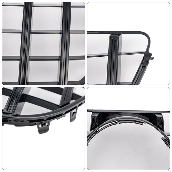 2014-2017 Mercedes Benz E-Class W207 C207 Coupe GTR Style Grille Front Bumper Black Replacement Grille
